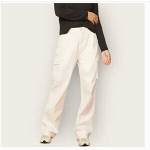 Monrow Wide Leg Utlity Cargo Pants